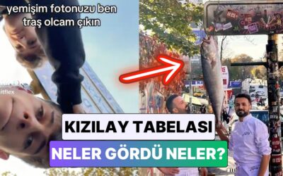 Akımın Sonu Gelmiyor: Kızılay Tabelası Önünde Yaşanan Birbirinden Garip Anlar