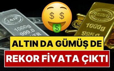 Altın Ne Kadar Oldu? Altın Fiyatı da Gümüş Fiyatı da Rekor Kırdı: Gümüş Ne Kadar Oldu?