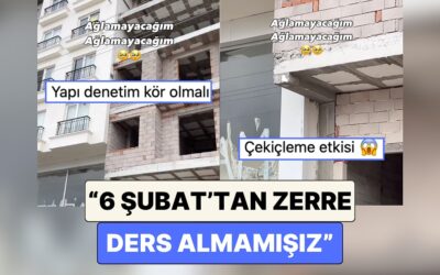 Bir İnşaat Mühendisi Yeni Yapılan Bir Binada Gördüğü Hataları &quot;Ağlamayacağım, Ağlamayacağım&quot; Notuyla Paylaştı