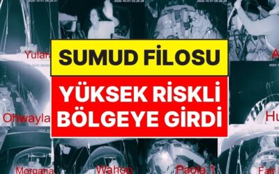Güvenlik Protokolleri Uygulandı: Gazze Yolundaki Sumud Filosu Yüksek Riskli Bölgede