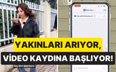 Video Çekmeye Başlıyor, Yakınlara Haber Veriyor: iPhone’un “Beni Koru” Özelliği Sosyal Medyada Gündem Oldu