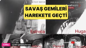 Filistin İçin Hareket Eden Sumud Filosu Kritik Bölgeye Girdi: İsrail&apos;den Savaş Gemileri Hareketlendi