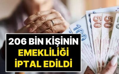 K, Ş, S Harfleri Emeklilik İçin Riskli: 206 Bin Kişinin Emekliliği İptal Edildi!