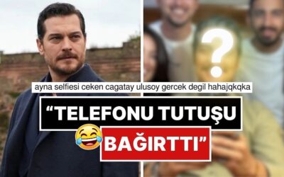 Hayatında İlk Kez Ayna Selfiesi Çeken Çağatay Ulusoy&apos;un Telefonu Tutuşu Ayrı Sempatikliği Ayrı Olay Oldu!