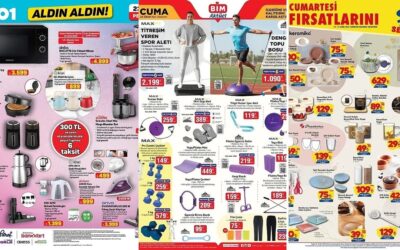 İndirim Günleri Başlıyor! 18 – 24 Ekim Haftasında A101 ve BİM Aktüel Ürünler Listesinde Ne Var?