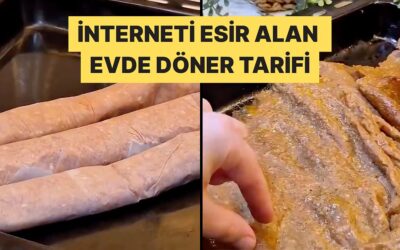 Kıymadan Yapılan Ev İşi Et Döner Trendi Sosyal Medyayı Domine Etti