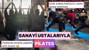 Ustalar Güneşi Selamladı: Bir Yoga Eğitmeni Sanayide Ustalarla Yoga Yaptı