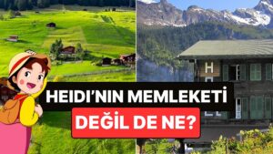 Heidi&apos;nin Memleketi: Nüfusu 200&apos;ü Bulmayan Bu Köye Tek Ulaşım Aracı Teleferik