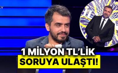 Kim Milyoner Olmak İster’de 1 Milyon TL Değerindeki Soru Açıldı!