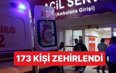 İki Şehirde 173 Kişi Zehirlenme Şüphesiyle Hastaneye Kaldırıldı
