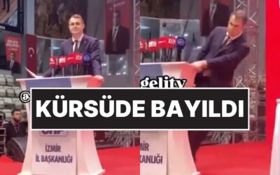 Kürsüye Çıkan CHP’li Aday Konuşma Yaptığı Sırada Bayıldı