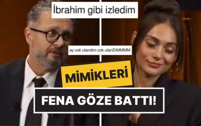 İbrahim Selim İle Bu Gece&apos;ye Katılan Teşkilat&apos;ın Hilal&apos;i Rabia Soytürk&apos;ün Mimikleri Fena Göze Battı!