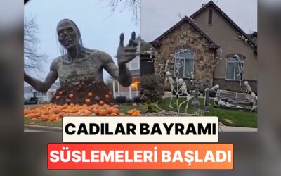 Teknoloji ile Başka Bir Seviyeye Gelmiş: ABD'de Cadılar Bayramı İçin Yapılan Süslemeler Gündem Oldu