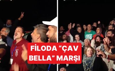 Sumud Filosu&apos;ndaki Vicdan İsimli Gemide Aktivistler İsrail Saldırısını &quot;Çav Bella&quot; Marşı ile Karşıladı