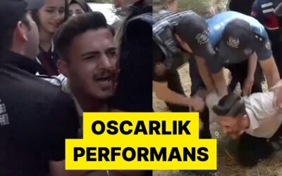 Patlama Tatbikatında Kendini Rolüne Fazla Kaptıran Genç Zorla Sakinleştirildi