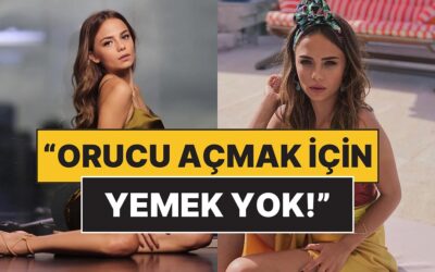 Bahar Şahin, Ramazan Ayında Yiyecek Verilmeyen Set Çalışanına Destek Olunca Yapımcının Verdiği Tepkiyi Anlattı