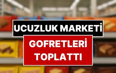 Ünlü Marketin Gofretinde Metal Parçacıklar Çıktı: Binlerce Gofret Raftan Toplatıldı