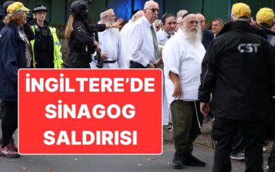 İngiltere’de Sinagoga Saldırı: Sinagog Önündeki 4 Kişi Yaralandı