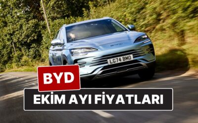 Ekim 2025 BYD Fiyat Listesi! İşte BYD Atto 3, Dolphin, Han, Seal U DM-i, Seal ve Seal U EV Güncel Fiyatları