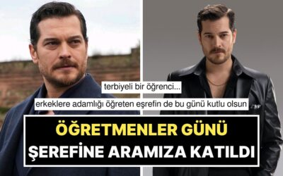 Yalnızca Özel Günlerde Sosyal Medyada Beliren Çağatay Ulusoy Öğretmenleri Unutmadı!