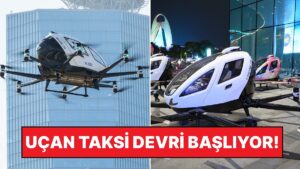 Şimdi Kuryeler Düşünsün: Çin&apos;de Uçan Taksi Devri Başladı, Drone&apos;la Yemek Teslimatı Yapılıyor!