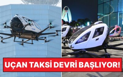 Şimdi Kuryeler Düşünsün: Çin&apos;de Uçan Taksi Devri Başladı, Drone&apos;la Yemek Teslimatı Yapılıyor!