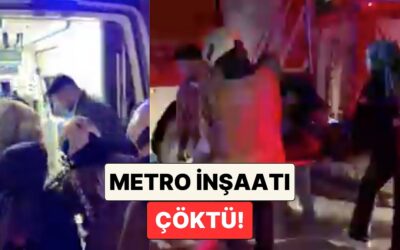 Beşiktaş Kabataş&apos;ta Bulunan Metro İnşaatında Çökme! Bir İşçi Hayatını Kaybetti