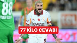 Galatasaray&apos;da Icardi, Maç Sonunda Kilo Eleştirilerine Yanıt Verdi