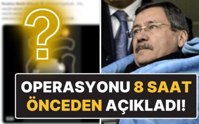 Ankara Büyükşehir Belediyesi’ne Yapılan Operasyonu Eski Başkan Melih Gökçek 8 Saat Önceden Duyurdu