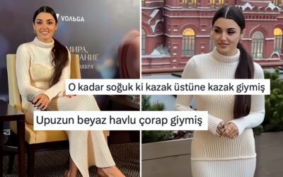 Hande Erçel&apos;in İki Dünya Bir Dilek Filminin Moskova&apos;daki Galasında Giydiği Elbise Tartışma Yarattı!