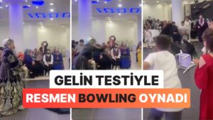 Kına Gecesindeki Testi Kırma Oyununda Fırlattığı Testiyle Damadı Deviren Gelin