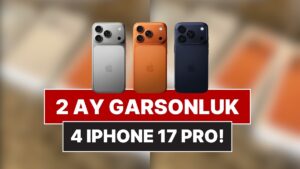 ABD&apos;de İki Ay Çalışan Türk, Dört Tane iPhone 17 Pro Alarak Türkiye&apos;ye Döndü!