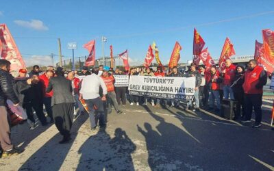 DİSK Nakliyat-İş'ten TÜVTÜRK’te grev: Organize grev kırıcılığı yapılıyor