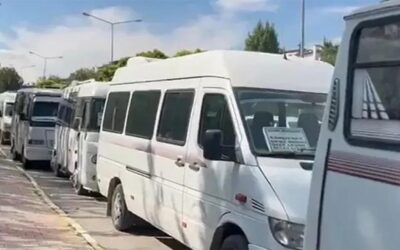 Zamlar minibüse, yük halka…